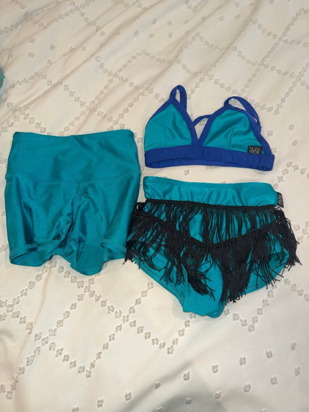 Tiger Friday Teal 3 Piece Girls Dance Set CM